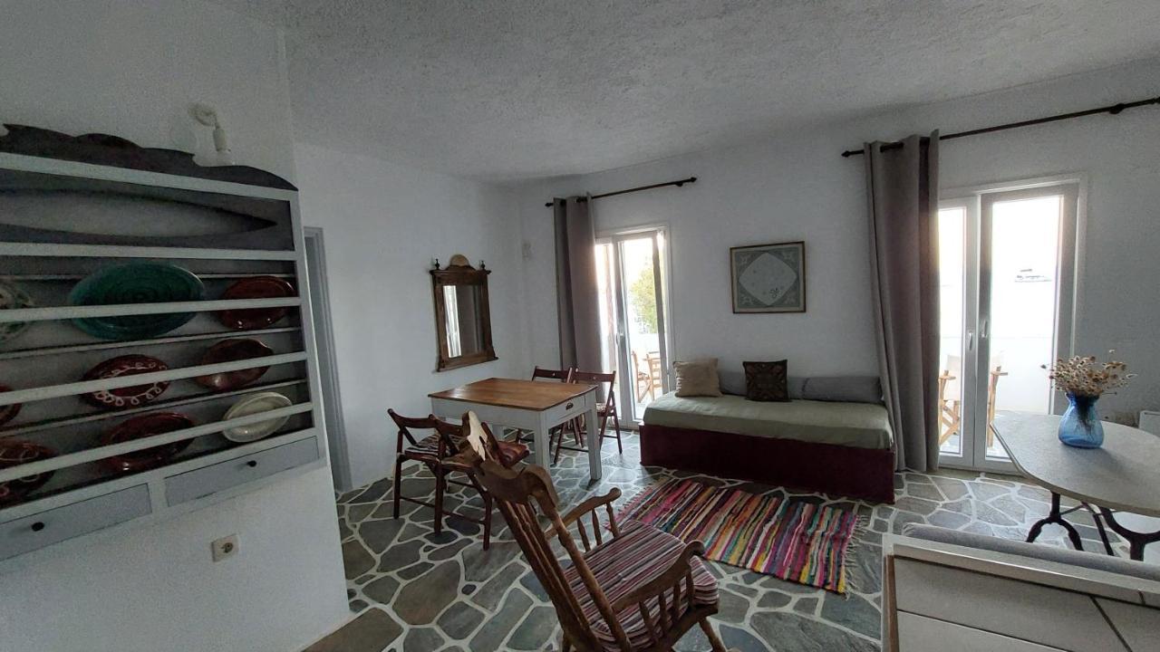 Styfilia Beachfront Apartments Platis Gialos  المظهر الخارجي الصورة