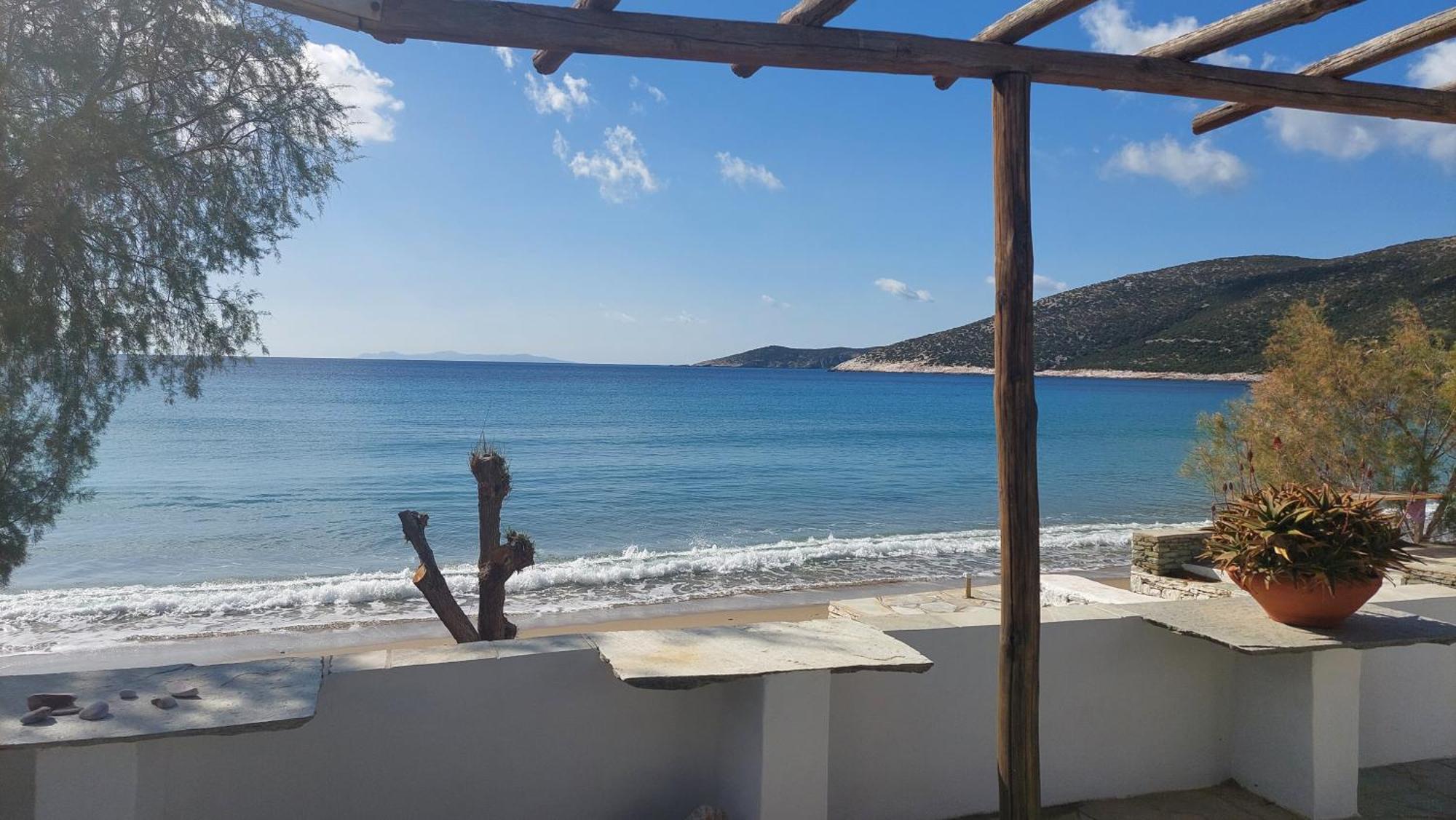 Styfilia Beachfront Apartments Platis Gialos  المظهر الخارجي الصورة